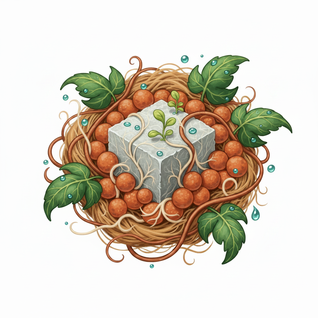 Hydroponic Media Icon