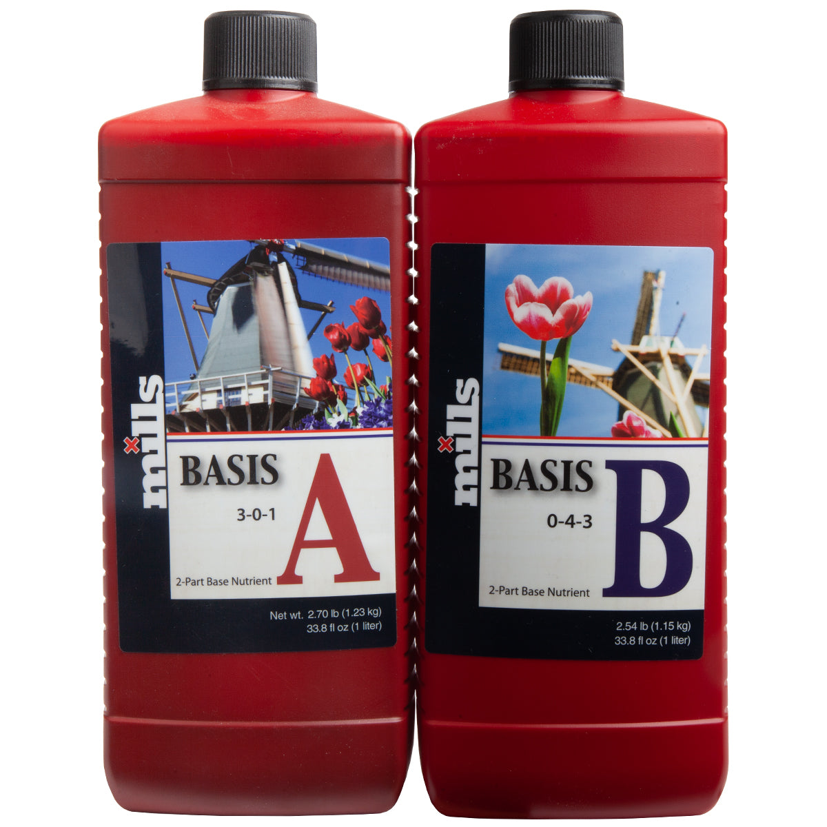 Mills Nutrients Basis A & B (Hard Water & Soft Water Variants)