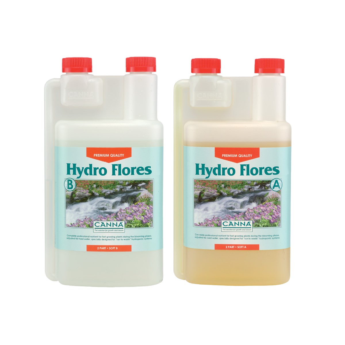 Canna Hydro Flores A&B (Hard Water & Soft Water Formulas)