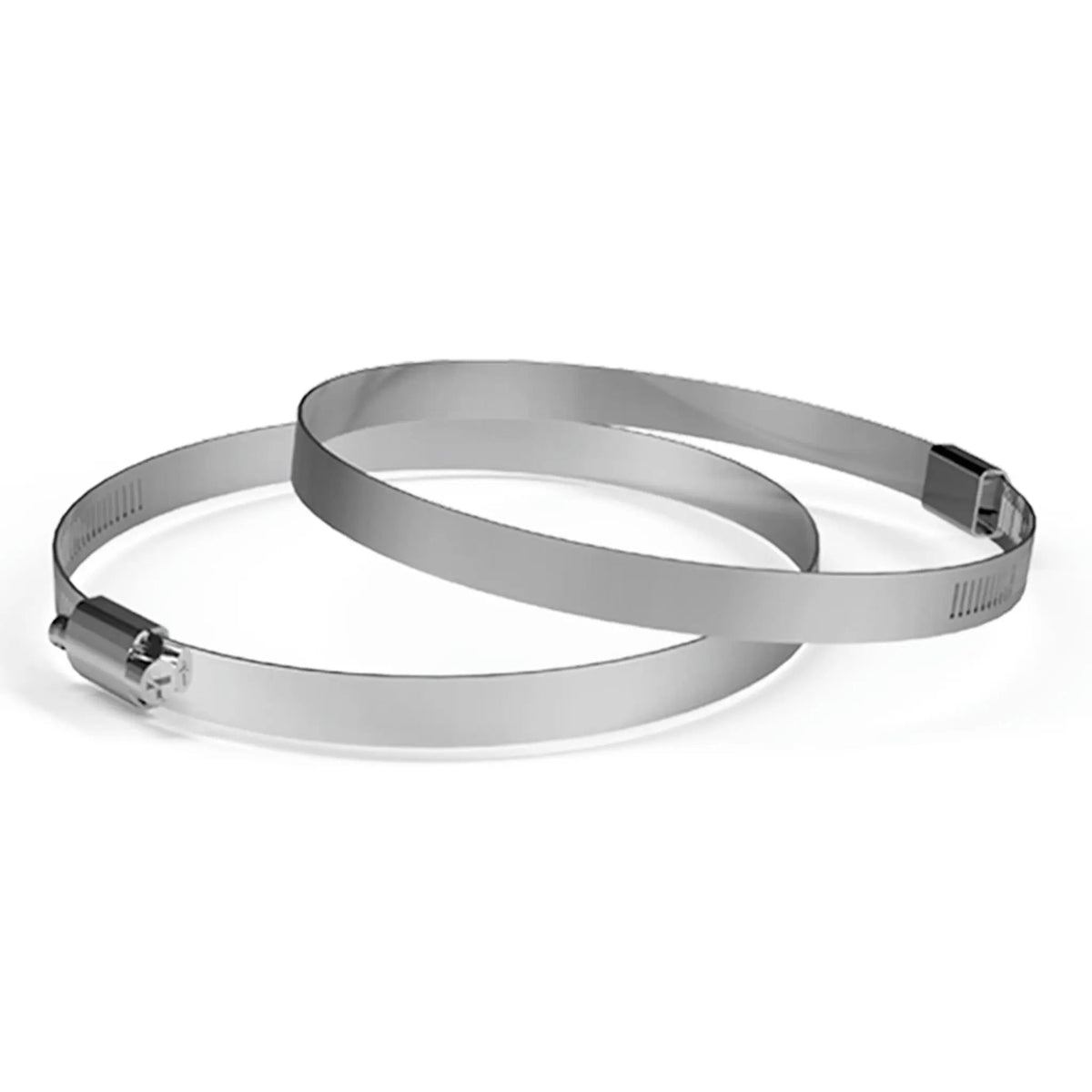 AC Infinity 4-Inch Heavy-Duty Stainless Steel Duct Clamps, 2-Pack