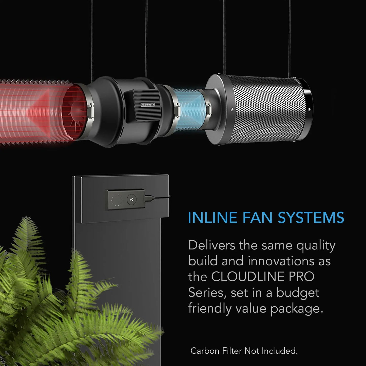 AC Infinity Cloudline A4 Lite EC Fan 4"