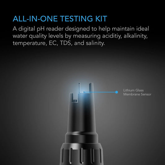AC Infinity Hydroponic Meter PRO Kit - 6-in-1 Water Tester