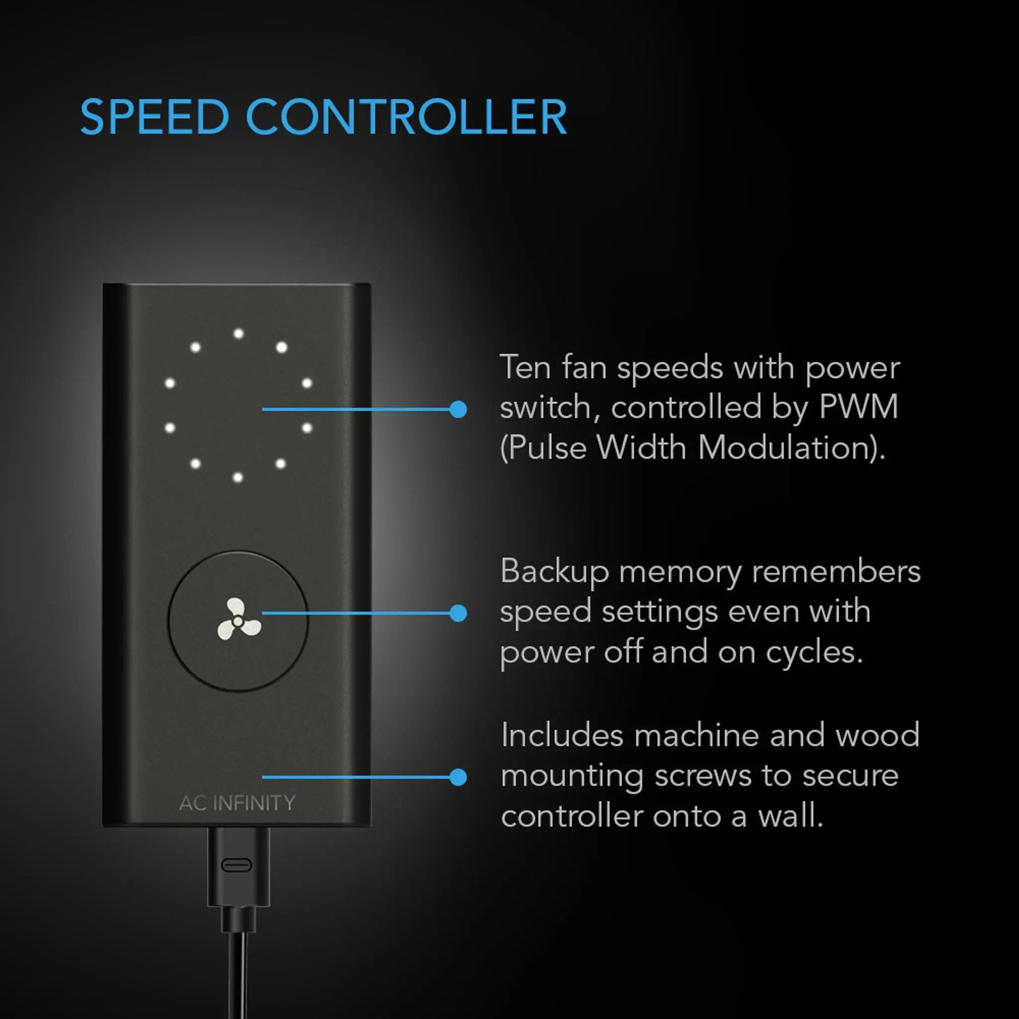 AC Infinity Cloudline A4 Lite EC Fan 4"