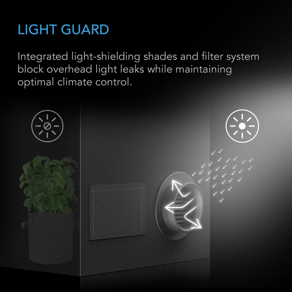 AC Infinity Advanced Grow Tent Duct Vent 8-Inch