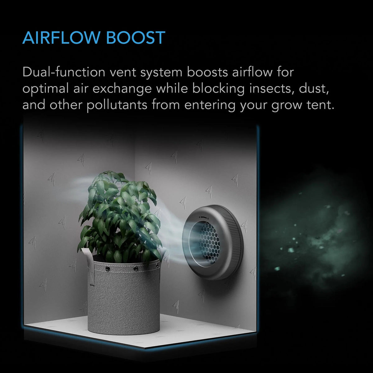 AC Infinity Advanced Grow Tent Duct Vent 8-Inch