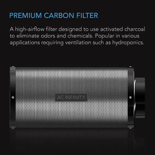 AC Infinity 12" Duct Carbon Filter (1668 CFM)