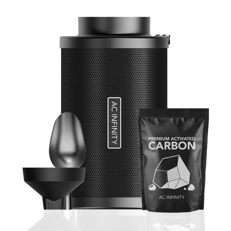 AC Infinity 6" Refillable Carbon Filter Kit