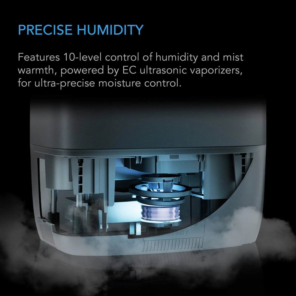 AC Infinity CLOUDFORGE T5 Smart Plant Humidifier