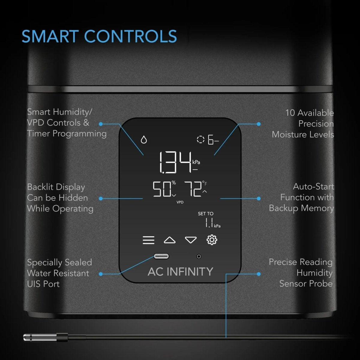 AC Infinity CLOUDFORGE T7 Commercial Plant Humidifier
