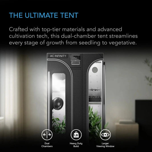 AC Infinity CLOUDLAB 632D 2-in-1 Advance Grow Tent 3x2x6