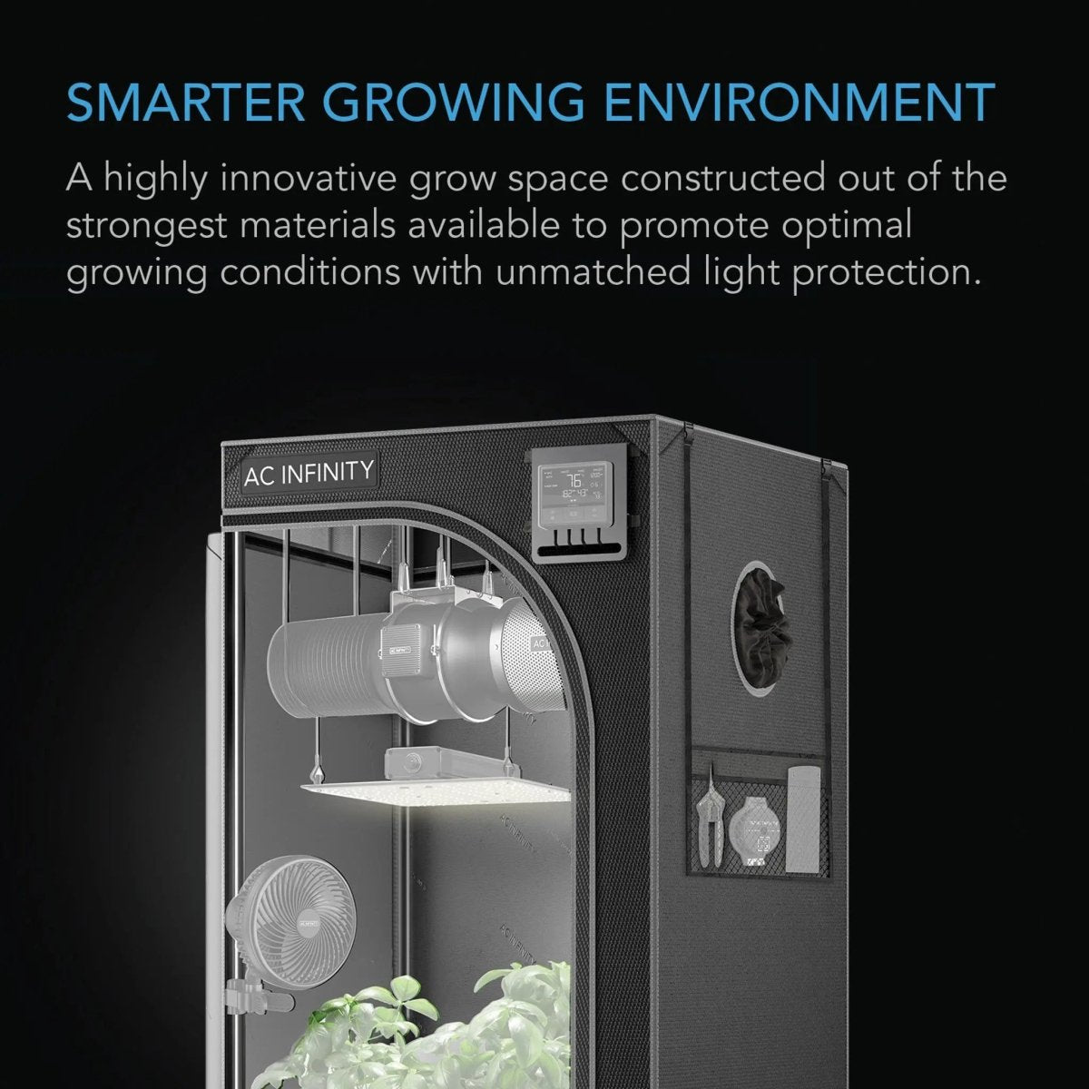 AC Infinity CLOUDLAB 722 Advance Grow Tent 2x2x6