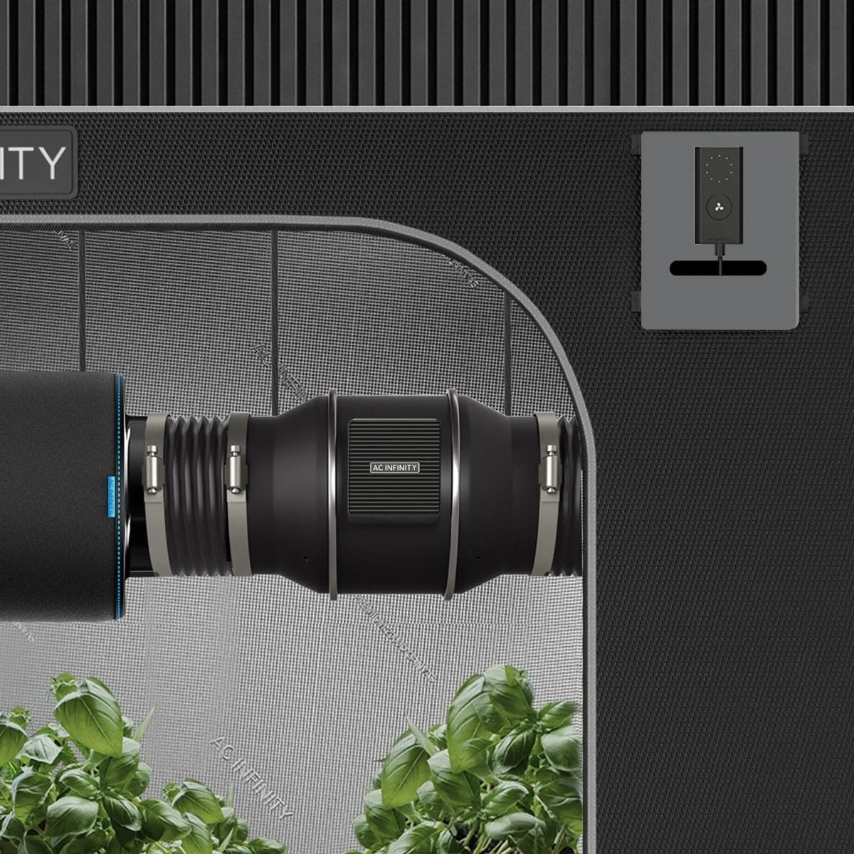 AC Infinity CLOUDLINE S4 Quiet Inline Mixed-Flow Duct Fan 4"