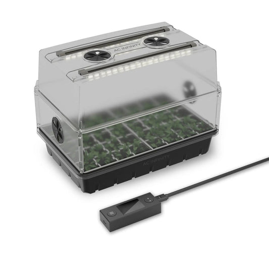 AC Infinity Domed Germination Kit with LED Grow Light Bars