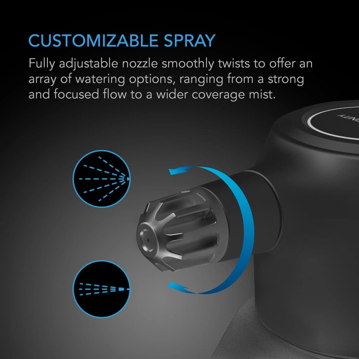 AC Infinity Electric Garden Sprayer 2L -  Graphite
