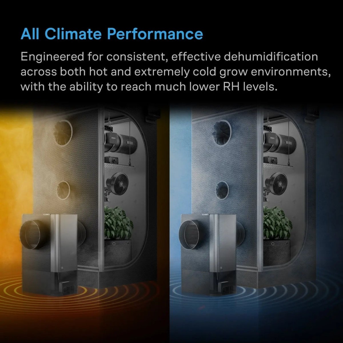 AC Infinity HYDRONE 5 Smart Plant Dehumidifier