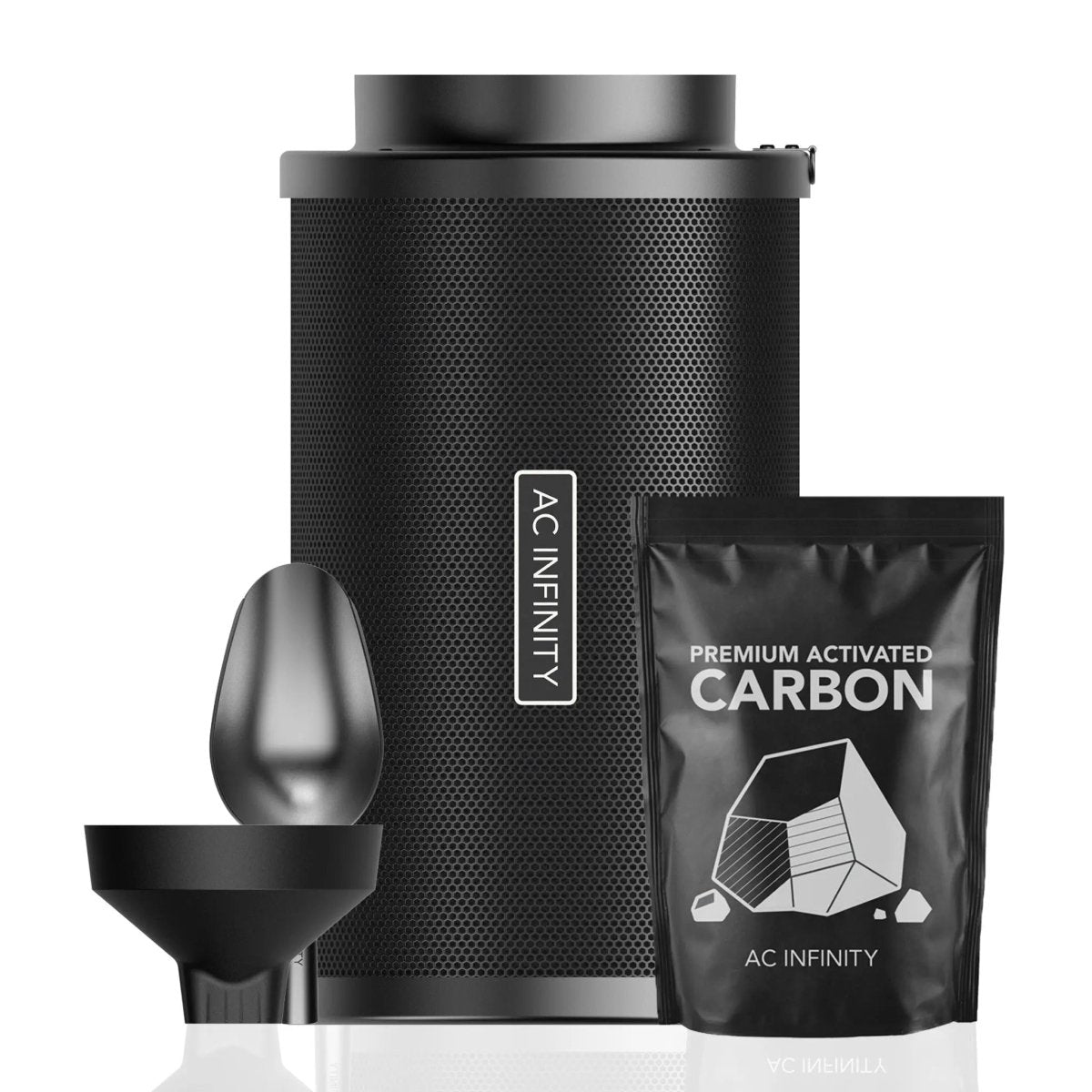 AC Infinity Refillable 8" Carbon Filter Kit