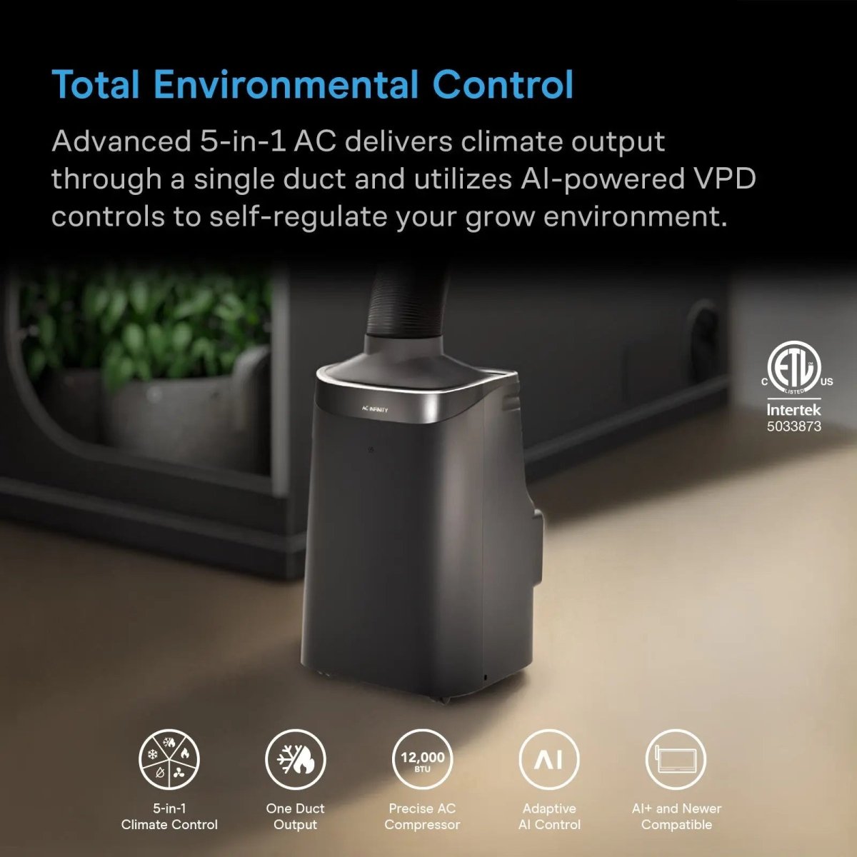 AC Infinity TERRAFORM 9 Smart Grow Climate Unit