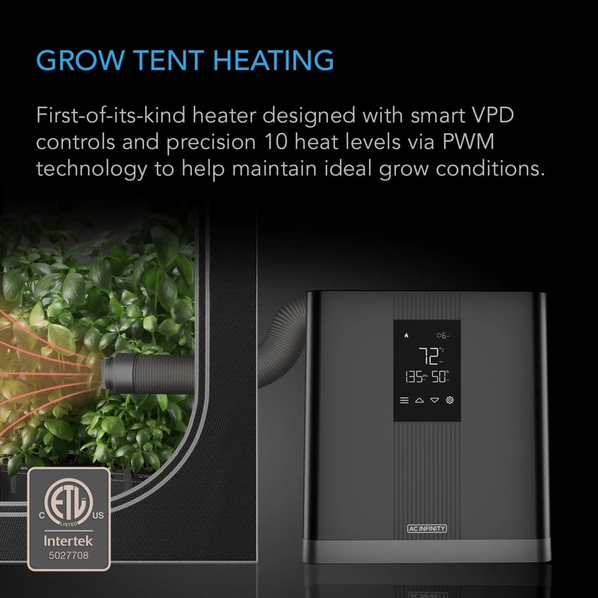 AC Infinity THERMOFORGE T3 Smart Plant Heater