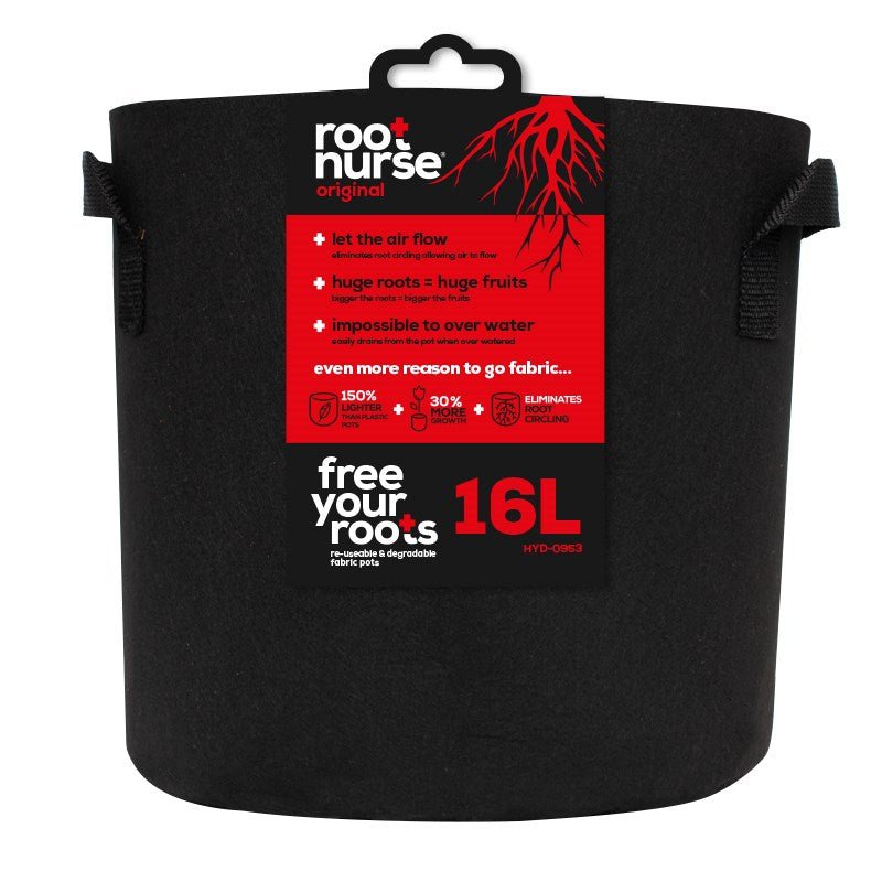 Root Nurse Black Fabric Pots