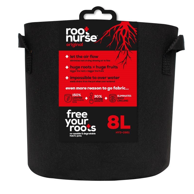 Root Nurse Black Fabric Pots