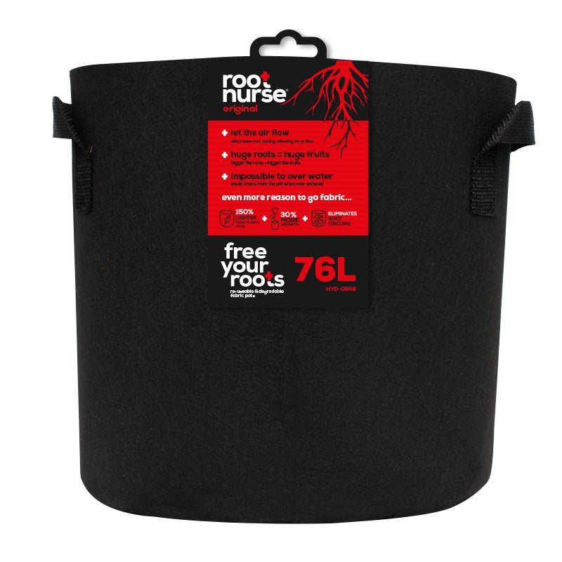 Root Nurse Black Fabric Pots