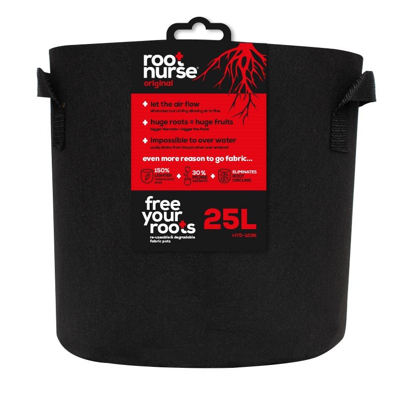 Root Nurse Black Fabric Pots