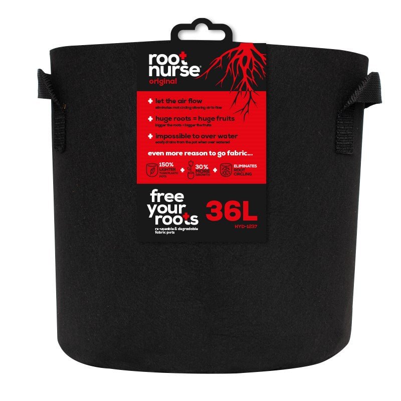 Root Nurse Black Fabric Pots