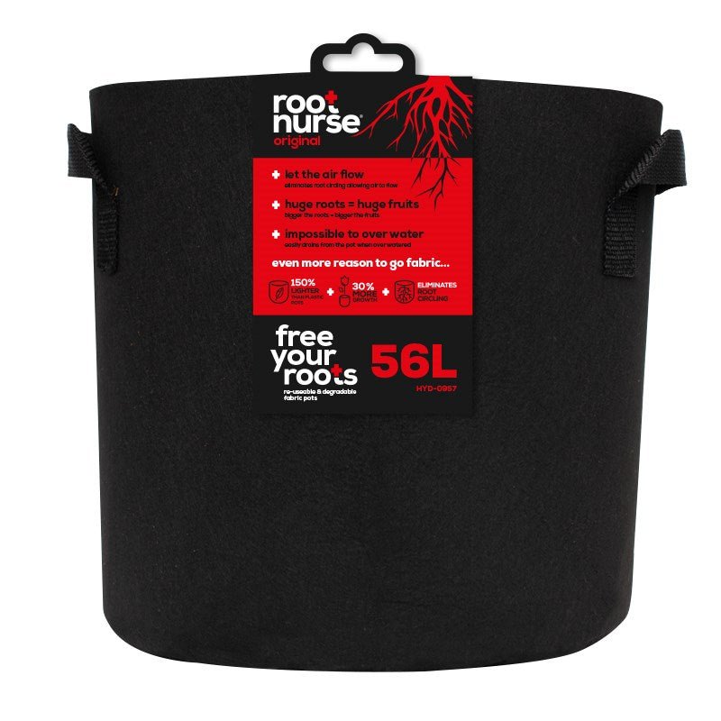 Root Nurse Black Fabric Pots