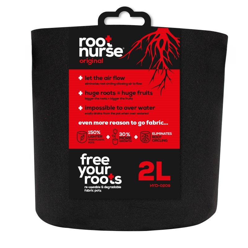 Root Nurse Black Fabric Pots