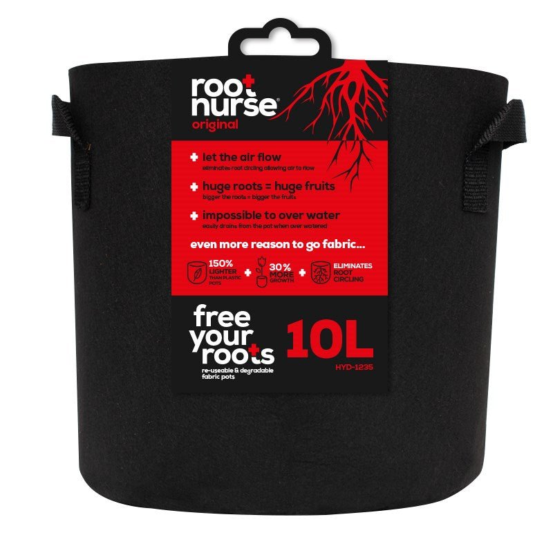 Root Nurse Black Fabric Pots