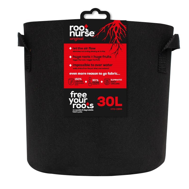 Root Nurse Black Fabric Pots