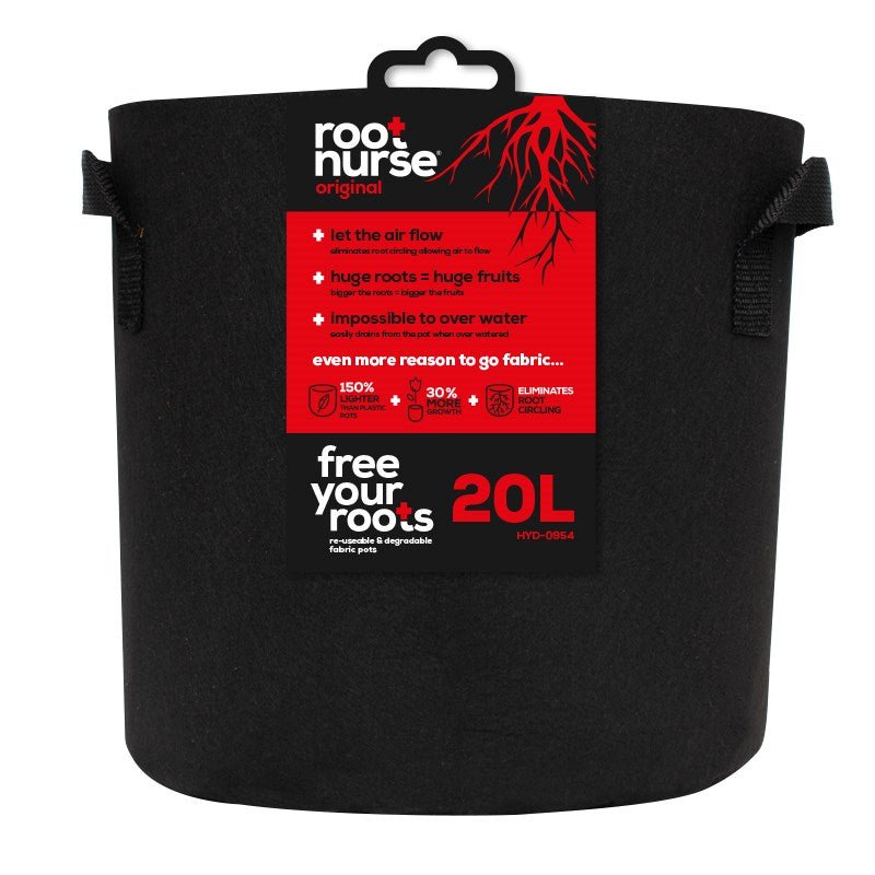 Root Nurse Black Fabric Pots