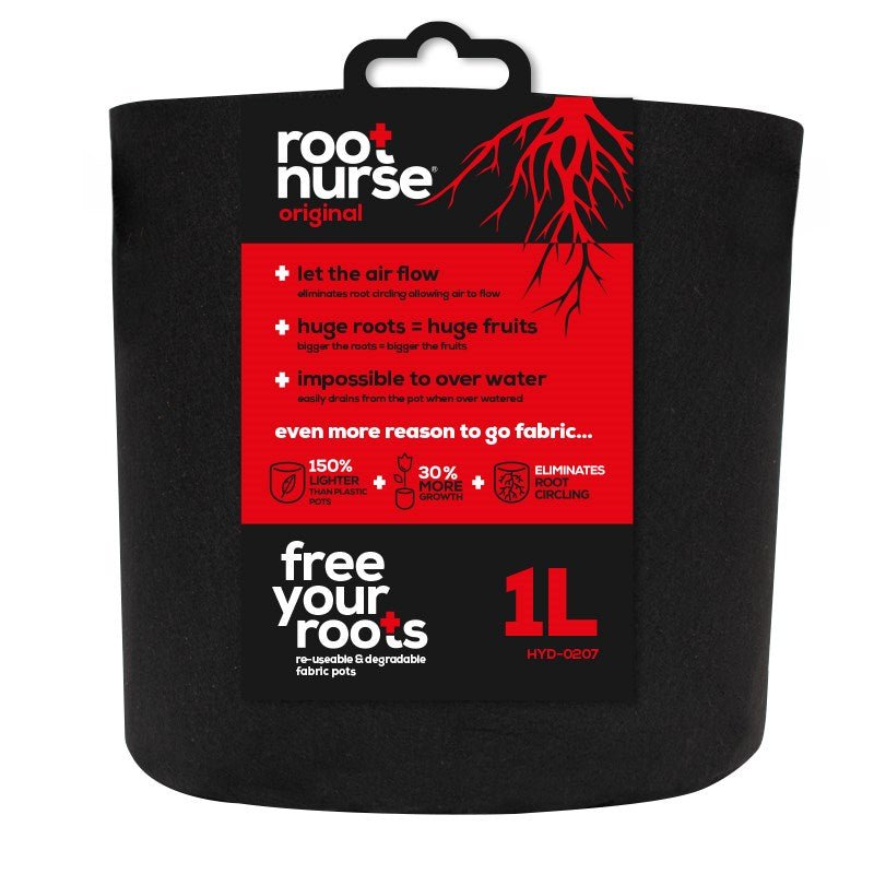Root Nurse Black Fabric Pots